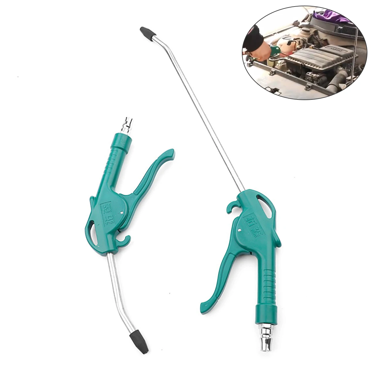 High-pressure Air Blow Gun Pistol Trigger Cleaner Compressor Dust Blower Nozzle Pneumatic Cleaning Tool for Other Machines 1pc step drill bit 3 16 1 2 step 4241 high speed steel for pistol bench iron steel pv plate drilling power tool accessories