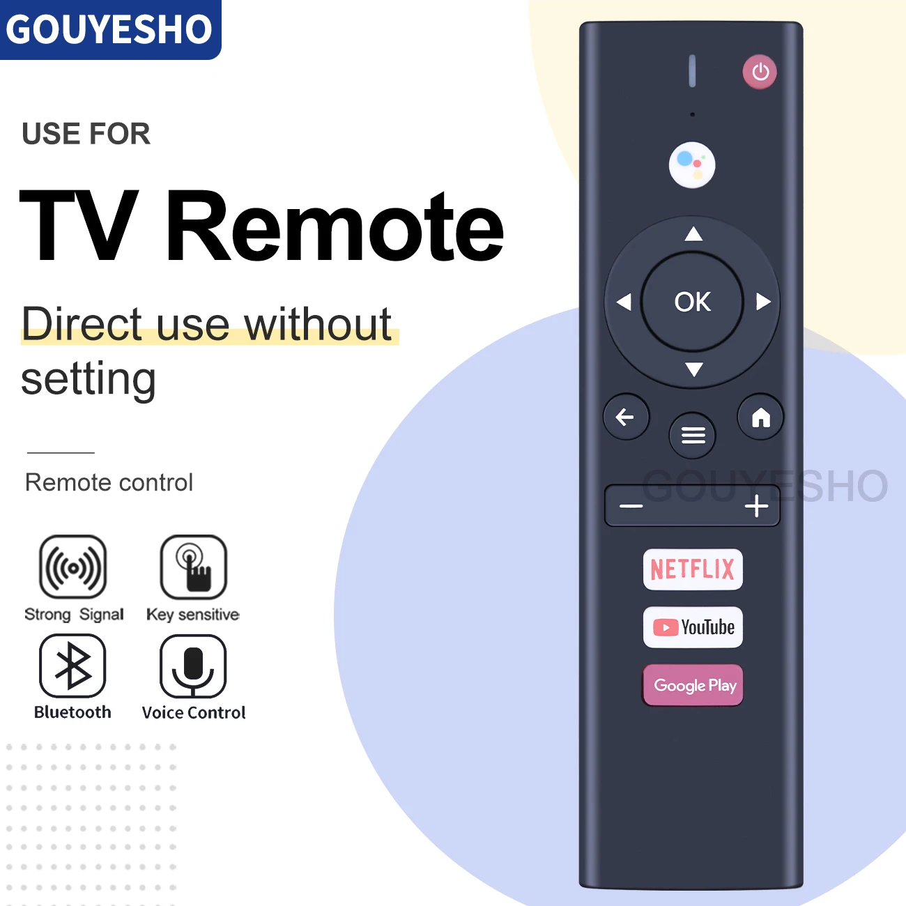 

New Voice Remote Control for SENCOR Dynalink hakomini calibre TV Stick