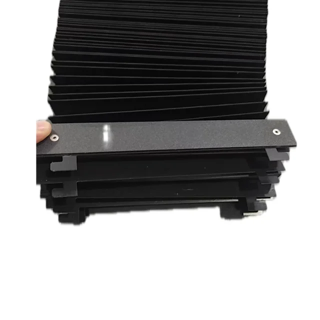 ฝาครอบ CNC แบบกำหนดเอง ผ้าพับแบบกระดิ่ง ป้องกันการกระแทก ความยาวสูงสุด 3800 มม. ผ้าทนไฟ 1