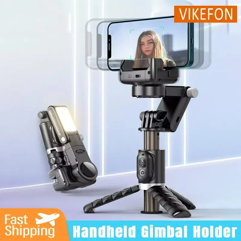 360&deg; Surrond Shot Handheld Gimbal Stabilizer Selfie Stick Following Shooting Phone Tripod Gimbal Smartphones Live Stream