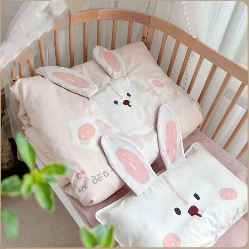 Baby Quilt Cover Pure Cotton Soft Comfortable Breathable Winter Thickened Warm Kid's Single Quilt Anti-dirty Protective Cover