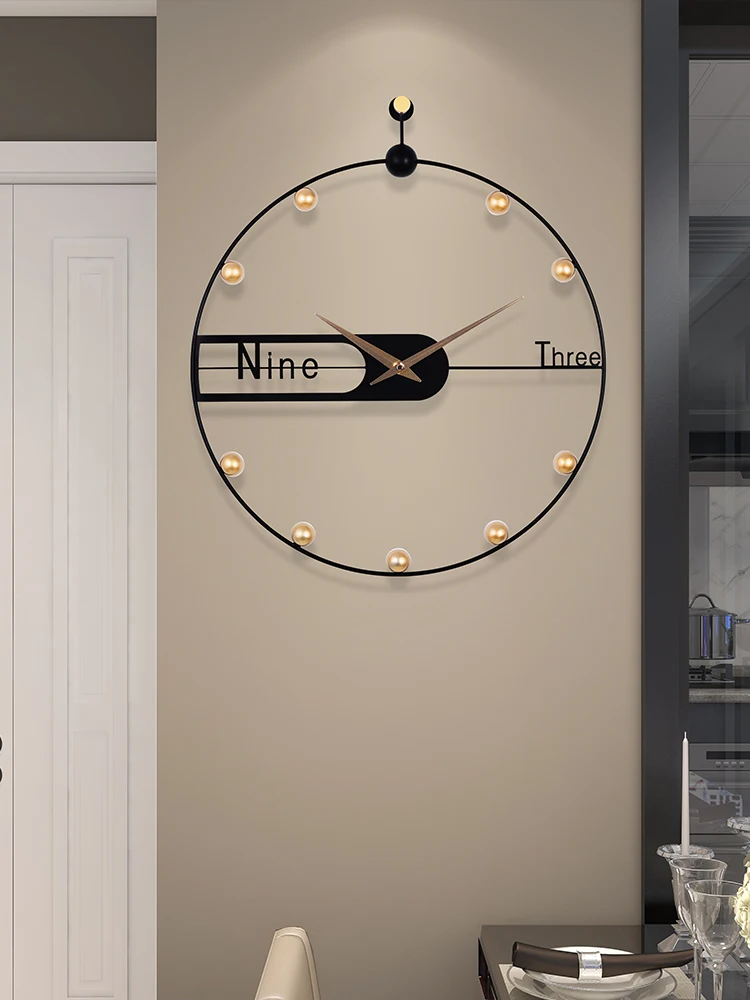 

Modern Simple Personality Creative Minimalist Home Clock Fashion Wall-Mounted Temperament Decoration Light Luxury Clock