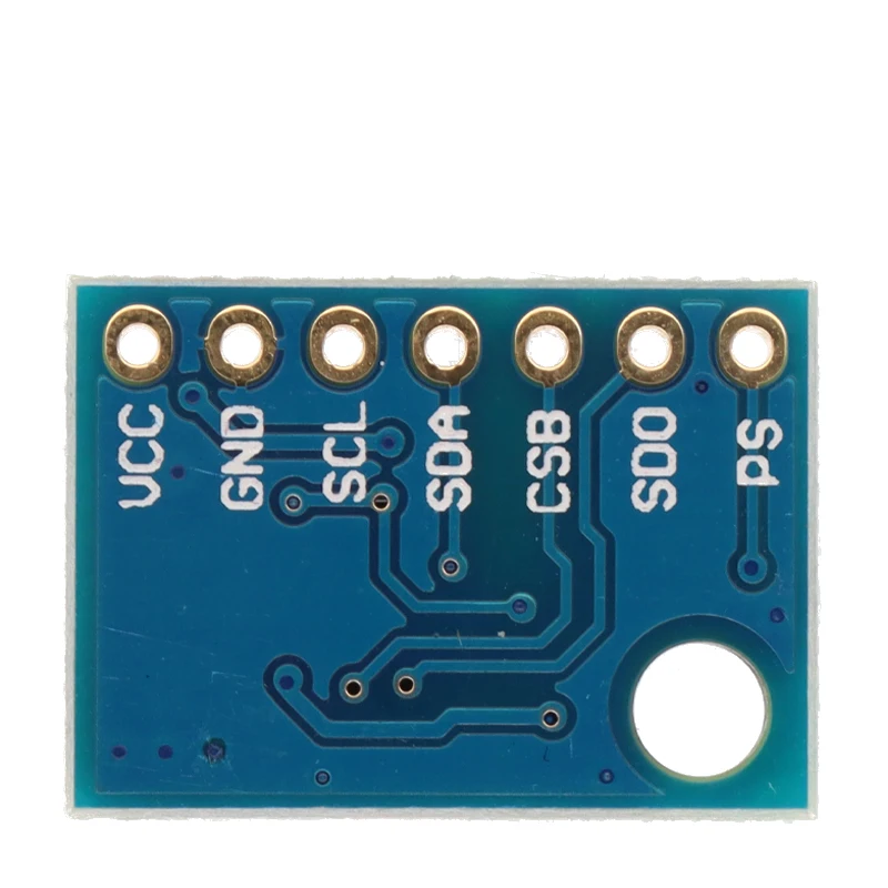 Vue de dessus du module GY-63 avec le capteur MS5611 et les broches de connexion pour projets Arduino