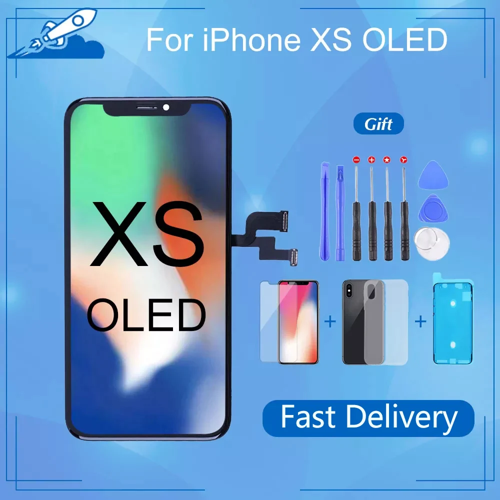 Лучший OLED-дисплей для iPhone XS ЖК-дисплей с сенсорным экраном в сборе 3D