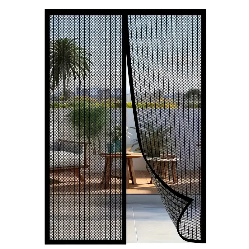 Self-closing Magnetic Insect Screen, Invisible Door Screen, Insect Screening Curtain, Magic Screen, Home Decoration