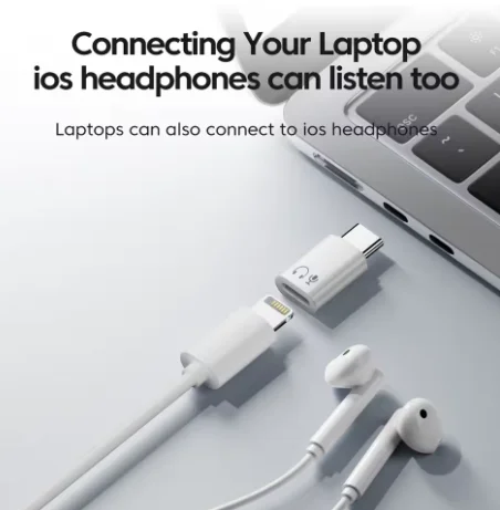 Type C To Lightning Earphone Adapter USB C Male To IOS Female Audio Converter For Iphone 15 16 Samsung USB Lightning Adapter