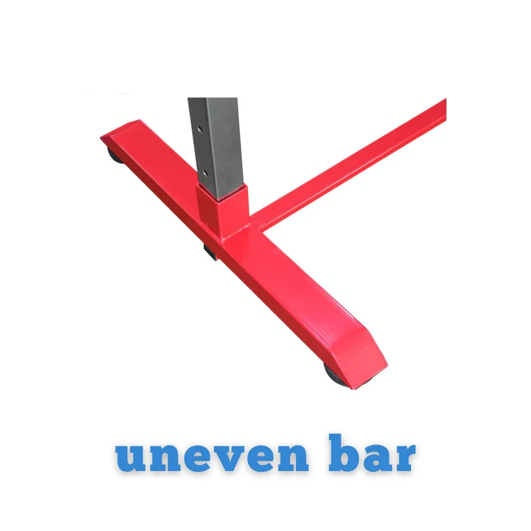 Junior Competition Training Gymnastic Horizontal Uneven Bar for Fitness Junior Gym Training Steel Material Parallel Bars