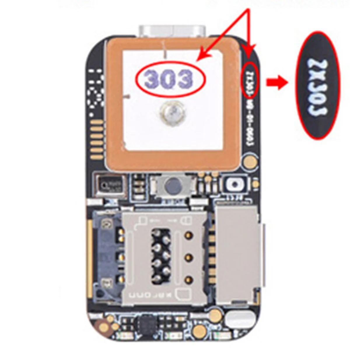 Super Mini Size GPS Tracker GSM AGPS Wifi LBS Locator Free Web APP Tracking Voice Recorder ZX303 PCBA Inside 87HE