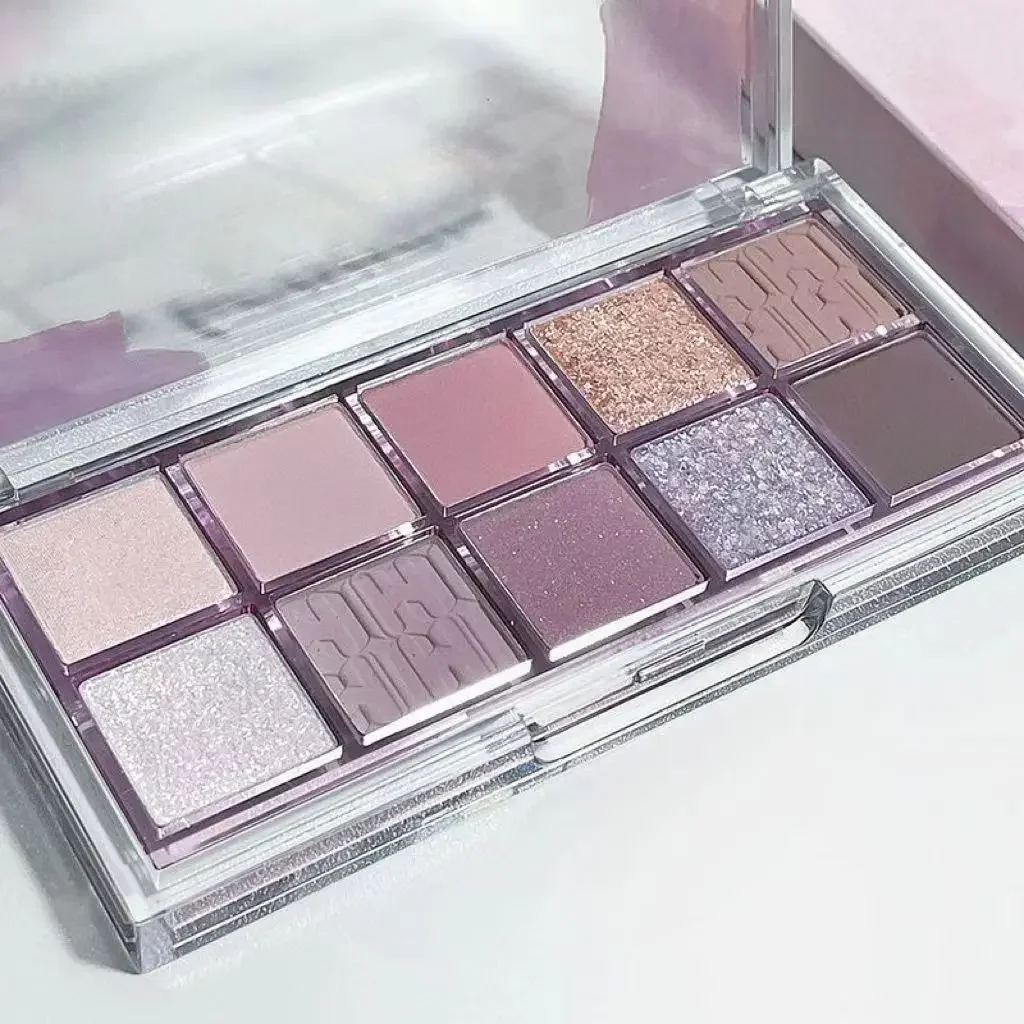 10 Colors Autumn and Winter Low Saturation Eyeshadow Plate New Earth Color Niche Brand Ins Parity