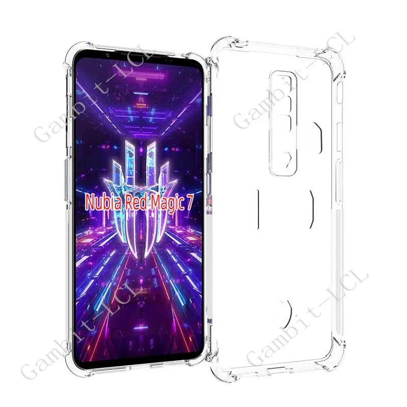Clear Transparent Anti-Falling Soft TPU Phone Case Protector