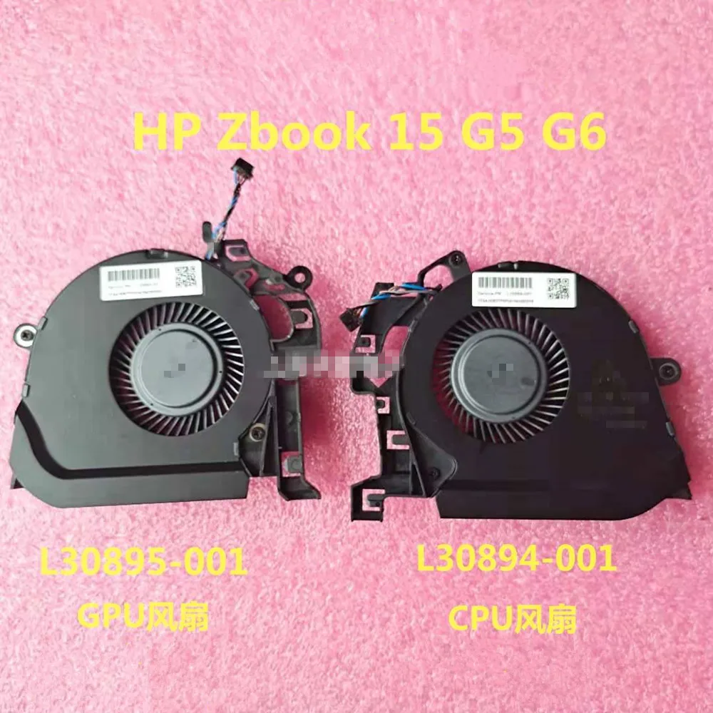 

New original cpu cooling fan cooler Fans for HP ZBook 15 G5 G6 Cooling Fans L30894-001 L30895-001 NS85C01-17J03 NS85C01-17J04