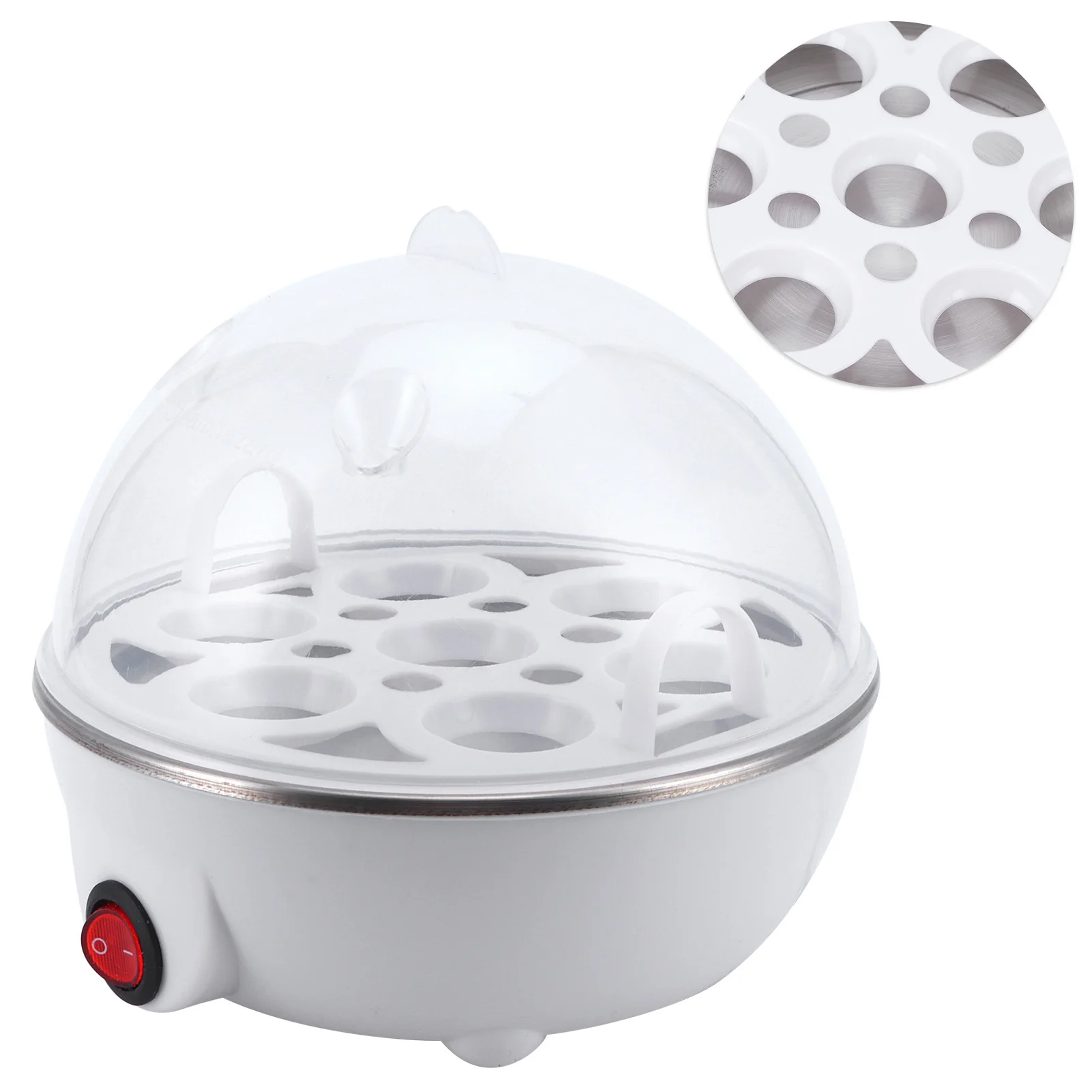 Electric Eggs Boiler Multifunctional Mini Eggs Cooker Steamer Poacher for Kitchen Use Egg Cooker Household Applicance 6