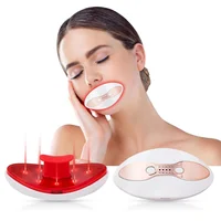 2 in 1 LED Light Lip Plumper Device 4 Levels Heating Temps Lip and Eye Care Tool for Smooth Lip Wrinkles and Reduce Dark Circles 1