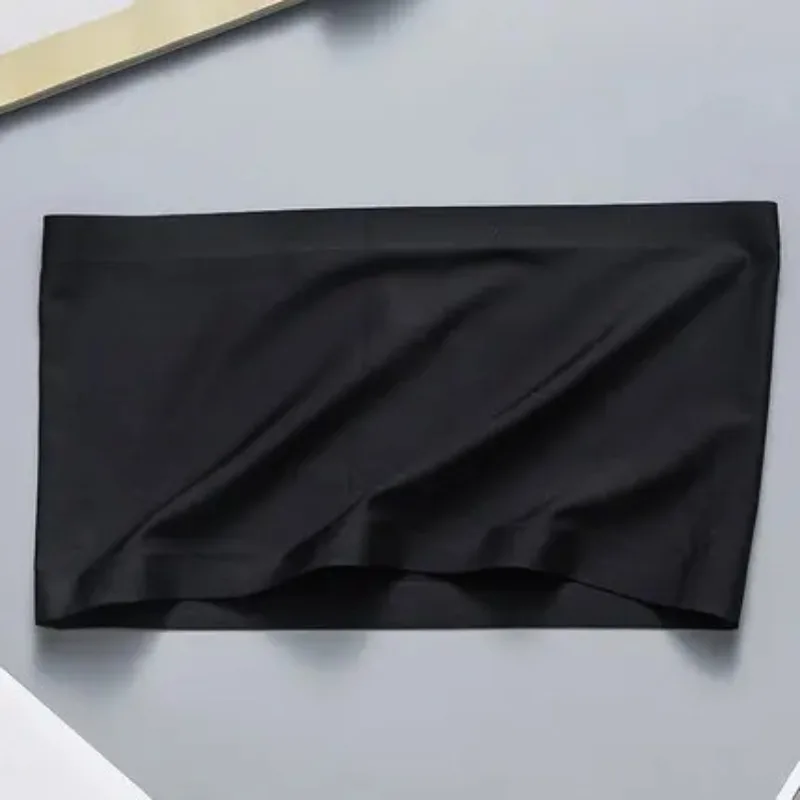 Summer Women Modal Bandeau Top Solid Breathable Strapless Bra Bandeau Soft Seamless Women Casual Tank Crop Tops women lingerie bra women tube tops