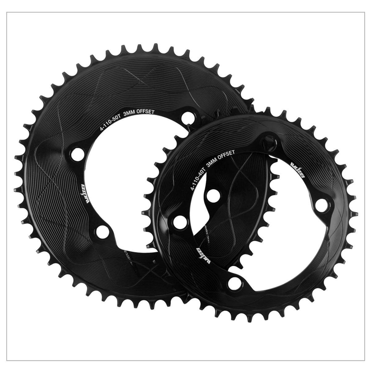 WUZEI 110BCD Rennrad Kettenblatt 8 9 10 11 12S Fahrrad Kettenblatt 40T 48T 58T Schmales breites Kettenrad für Shimano R7000 R8000 R9100 – Detail 15
