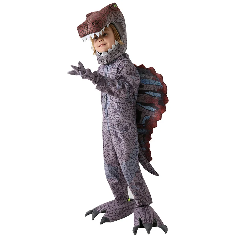

Children's Dinosaurs Costume Cosplay Anime Cartoon Animal Jumpsuit Boy Dinosaur Clothes Halloween Christmas Party Stage Show Set