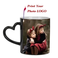 Tasse à Café Magique Personnalisée avec Image sur Document Proxy, Tasse à Thé en Céramique avec Logo Texte, Cadeau Surpris 3