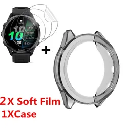 Dual Protection TPU Watch Case and Screen Shield - Forerunner 965 (1)