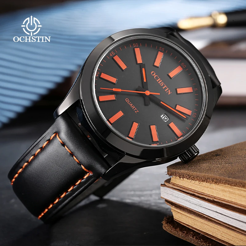 ochstin hot model 2024 simple trend style legend series multifunction quartz movement waterproof watch men's quartz watch