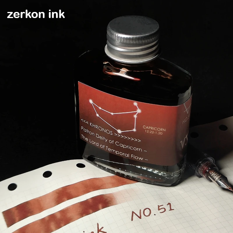 Zerkon 잉크 5ml 59 색상 쉰 만년필 잉크 그라디언트 컬러 잉크 문구 학교 용품 JINHAO Majohn Hongdian