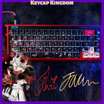 Faker Hall of Fame Keycaps a tema Ahri Tastiera meccanica PBT Keycaps personalizzati Accessori per tastiera da gioco per PC Regali da collezione