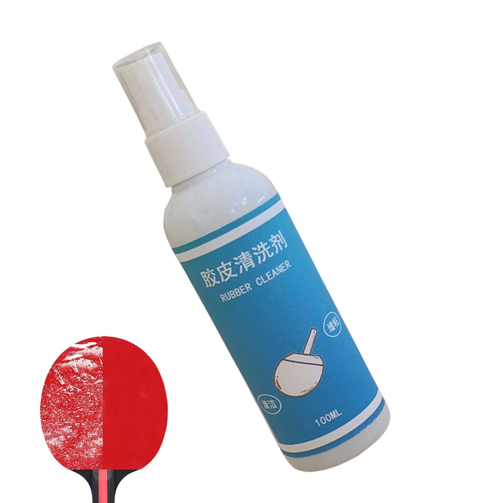 

Table Tennis Paddle Cleaner Table Tennis Rubber Cleaner Spray Tennis Rackets Paddle Rubber Cleaner Cleaning Spray Bottle