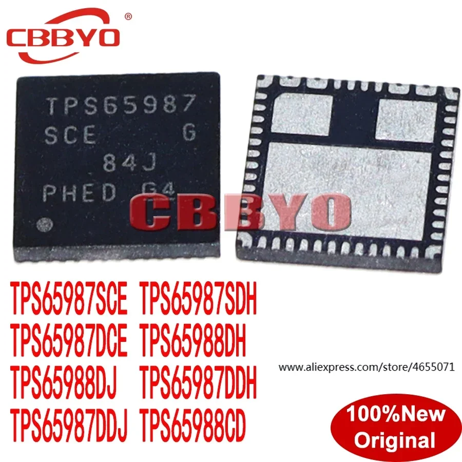 

(1piece)100% New TPS65987SCE TPS65987SDH TPS65987DCE TPS65988DH TPS65988DJ TPS65987DDH TPS65987DDJ TPS65988CD QFN-56 Chipset