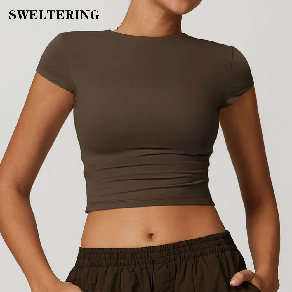 Breathe Deep, Push Hard, Conquer More – Women's Fitness T-Shirt | Sweat&Shine Series
