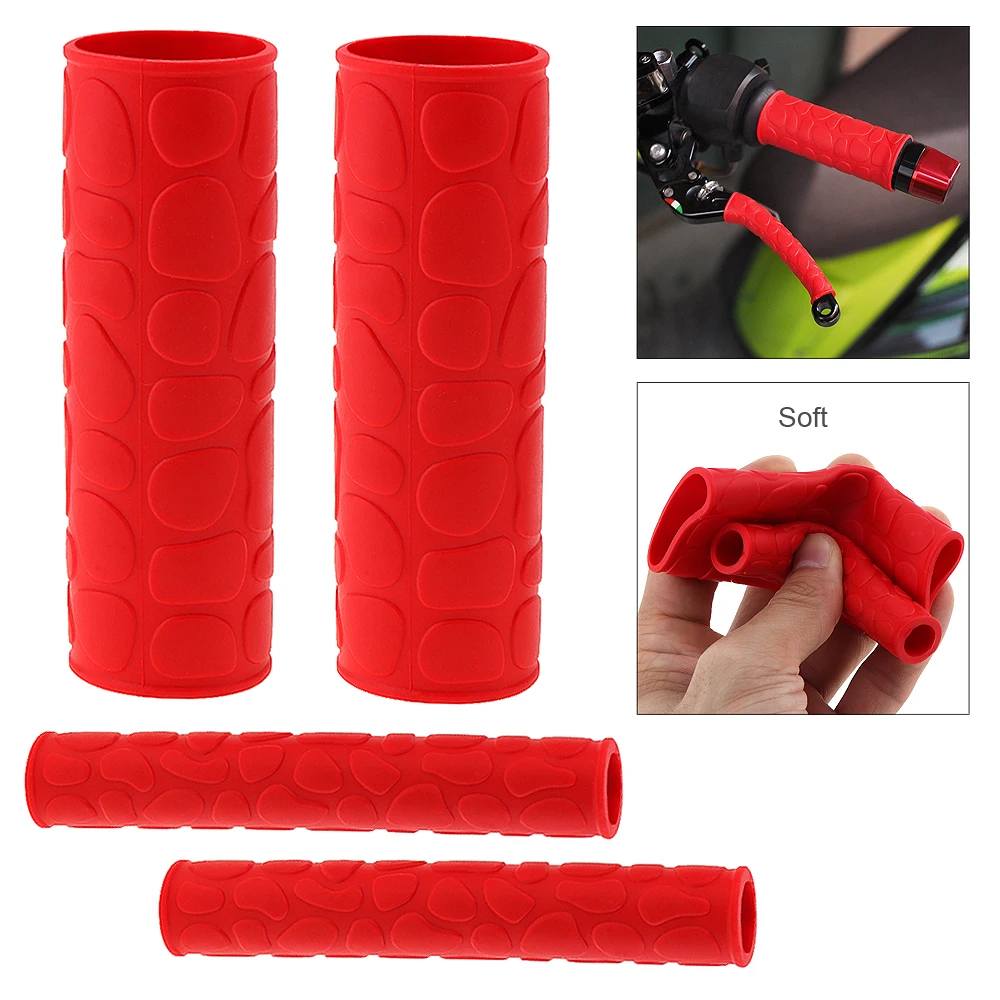 

1PC 106 MM TRP Brake Motorcycle Handle Grips Pattern with Handbrake Covers Bicycle Handlebar Protection Cover for Motorbike ATV