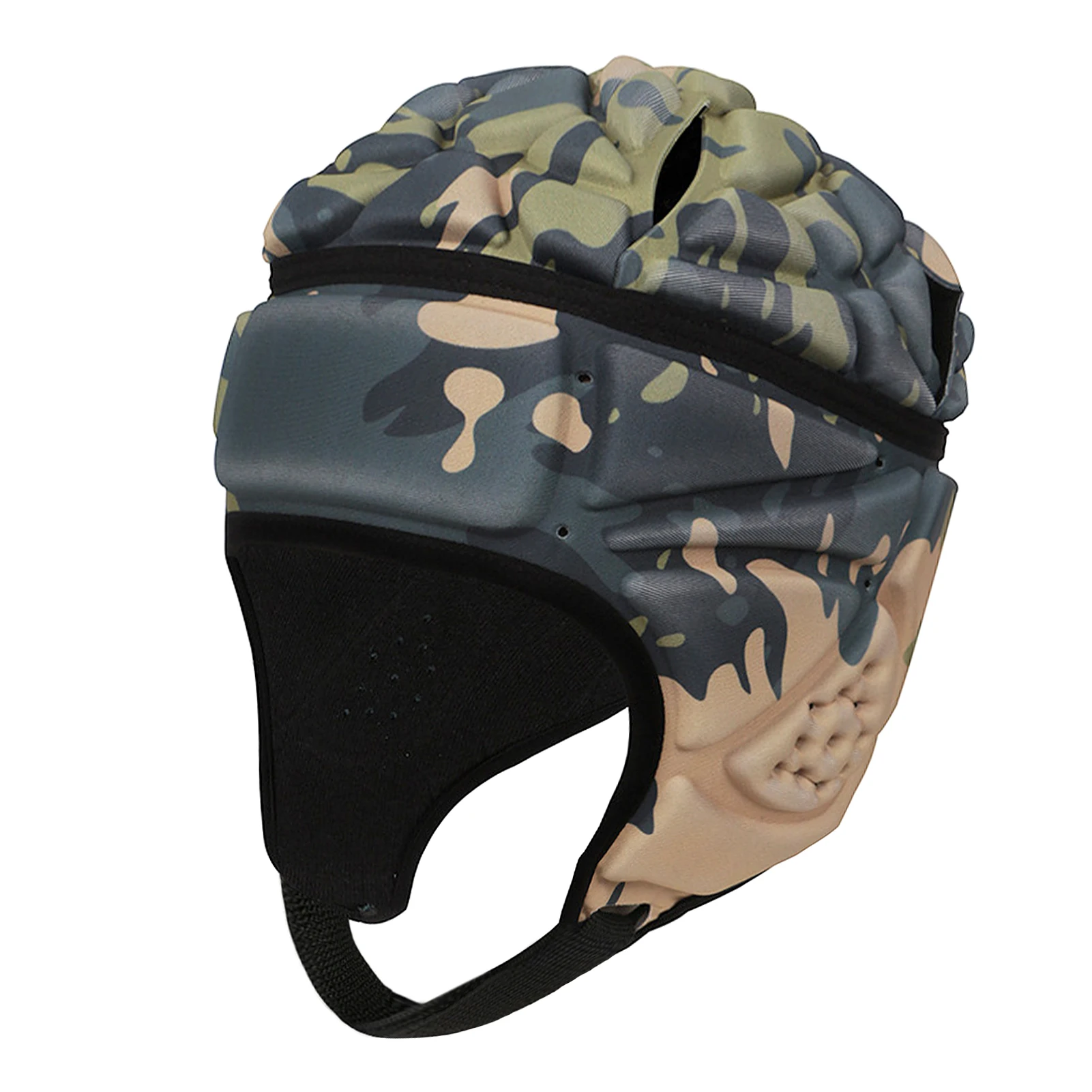  TIAXU TIAXU Casco de rugby – Casco acolchado suave 7v7 bandera  de fútbol, protector de cabeza, portero de fútbol, gorra ajustable Scrum de  lucha libre, hockey, lacrosse, necesidades especiales, protección de