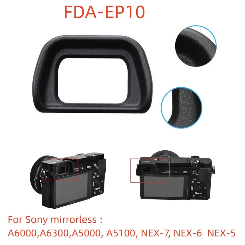 1/2pcs Eye cup Eyepiec Eyecup For Sony Alpha A6000 A7000 NEX-7 NEX-6 FDA-EV1S Digital Camera camera eyecup