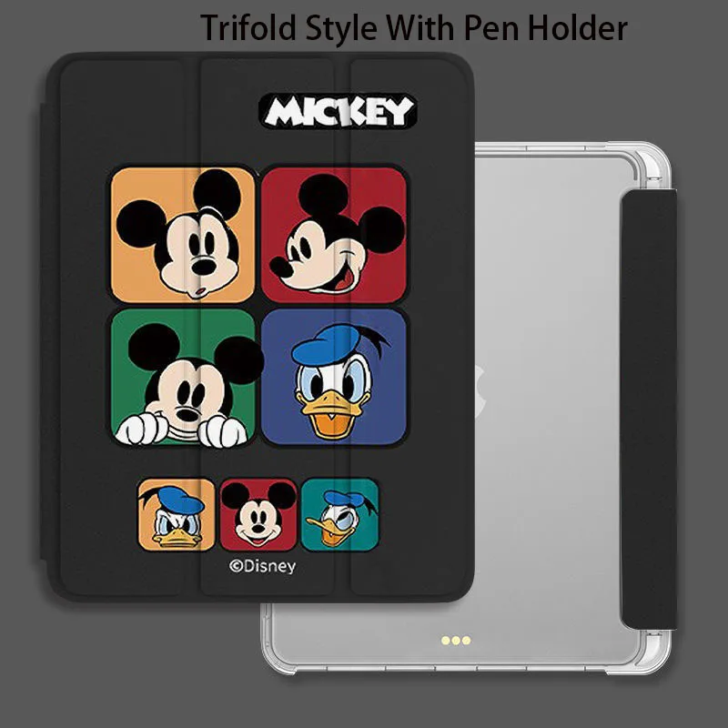 Disney Mickey Minnie Tablet Case For iPad Mini6 8.3 Case Pro 11