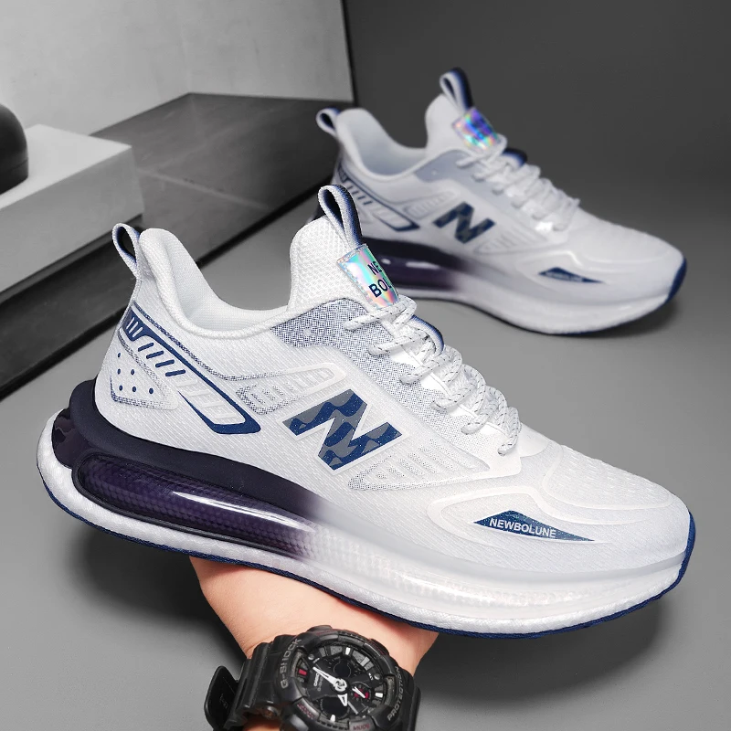 أحذية رياضية للرجال شبكة تنفس مريحة الرياضة في اله...