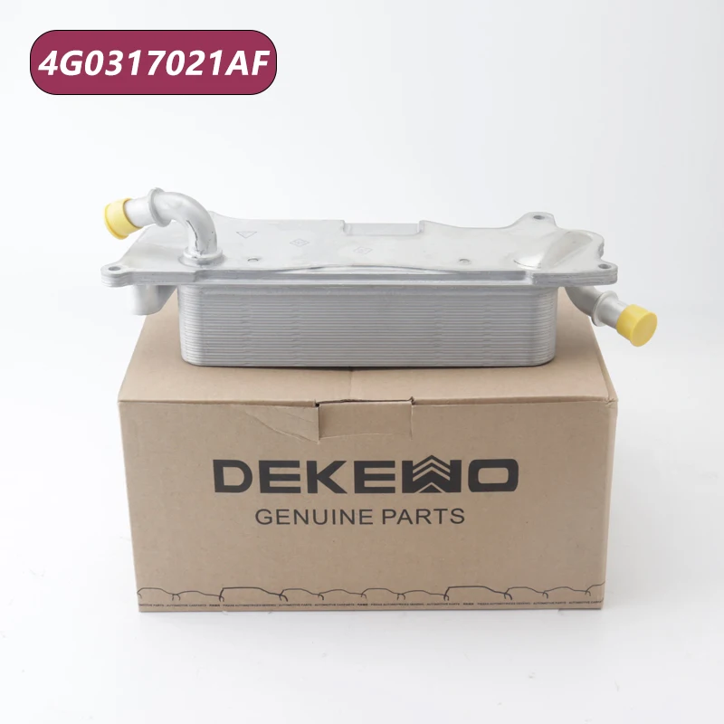 Transmission radiator Engine Oil Cooler Radiator 4G0317021AF 4G0317021T For A6/S6 C7 2010-A7/S7 Sportback 2010-Aluminum Radiator Transmission Oil Cooler