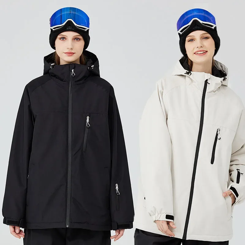 Men and Women's Ski Jacket Male Female Hooded Winter Sports Warm Windproof Waterproof Skiing Snowboard Breathable Ski Coats