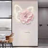 Modern Creative Butterfly Digital Wall Clocks Luxury Dining Room Decor Wall Clock Living Room Decoration Led Luminous Wall Clock 3