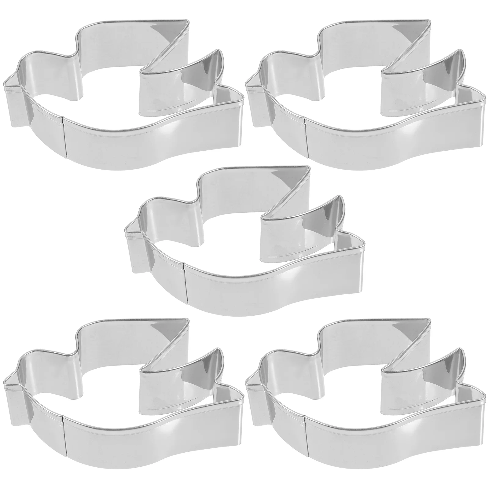 

5 Pcs Pigeon Cookie Bakery Supplies Fall Cutters for Baking Metal Molds Shape Stainless Steel Shapes Tool