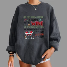 

Loose Hip Hop Streetwear Women Sweatshirt Y2k Cartoon Symbols Print Ladies Outer Clothing Pullover Female Spring Essential Tops
