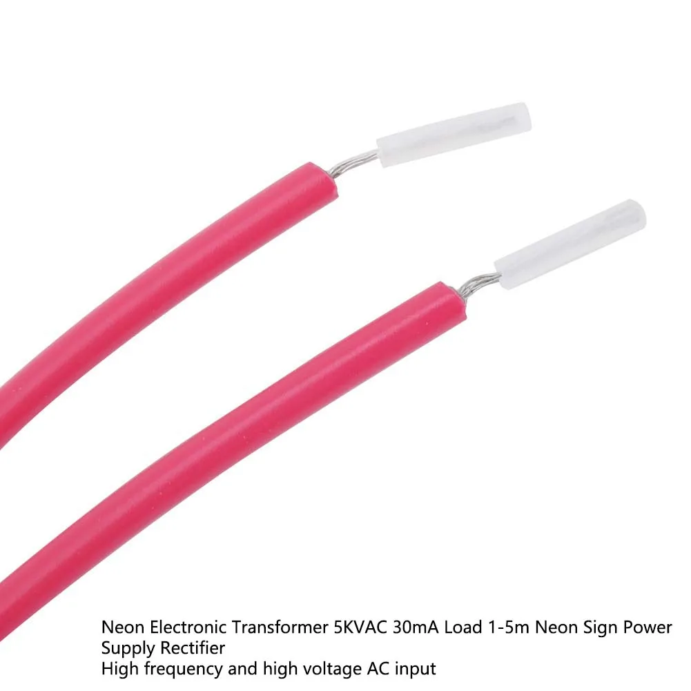 Trasformatore Elettronico HB-C05TE Per Luci Al Neon, Ingresso 100-230V, Uscita 5KV 30mA, Impermeabile, Per Insegne E Neon