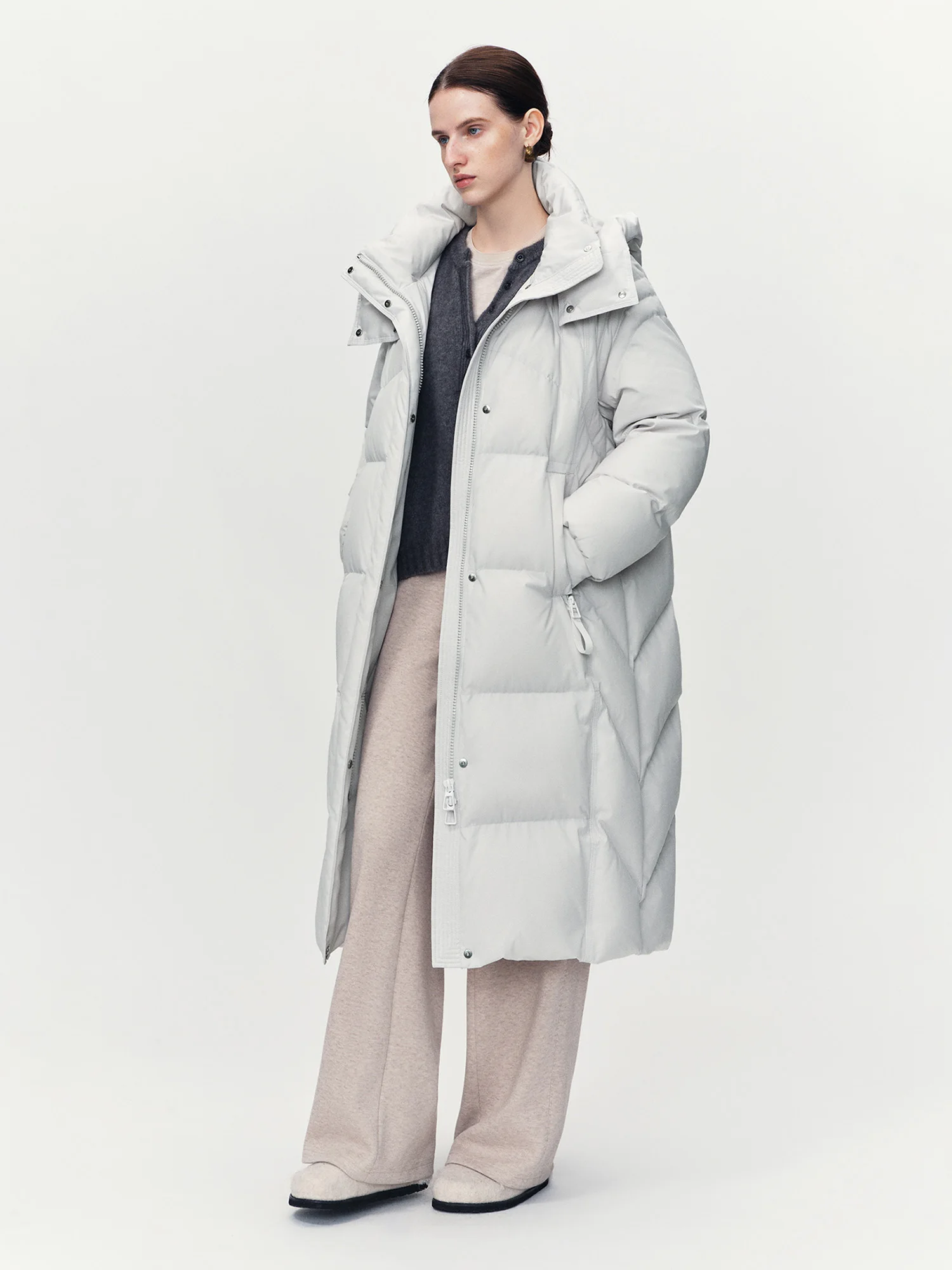 ZIQIAO LightWarm صغيرتي المرأة طويلة الوقوف طوق أس...