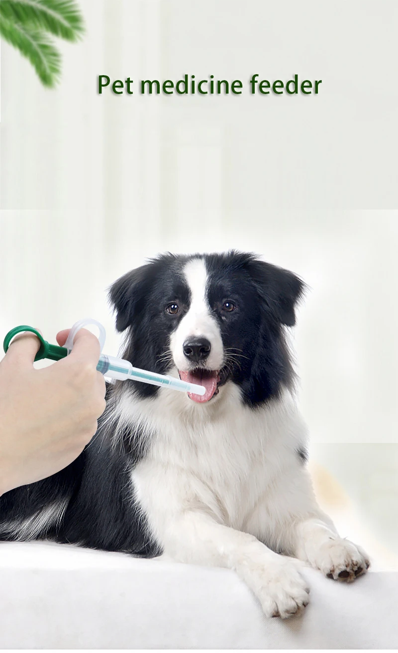 Pet Dog Convenient Feeding Medicine Device Cat Feeder Puppy Drinking