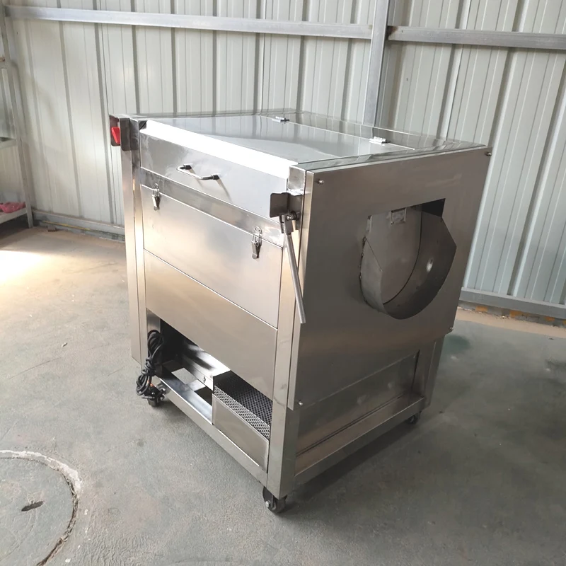 Industrial vegetable potato carrot taro cassava ginger yam root washing and peeling washer peeler machine 3