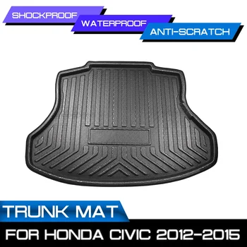 Auto Baule Posteriore Boot Zerbino Tappetini Impermeabili Tappeto Anti Fango Vassoio Cargo Liner Per Honda Civic 2012 2013 2014 2015
