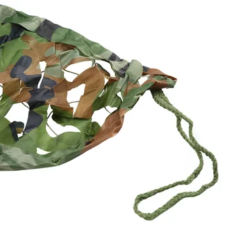 1M*2M Woodland Camo Net Portable Military Camouflage Net With Storage Bag For Hunting Camping 4