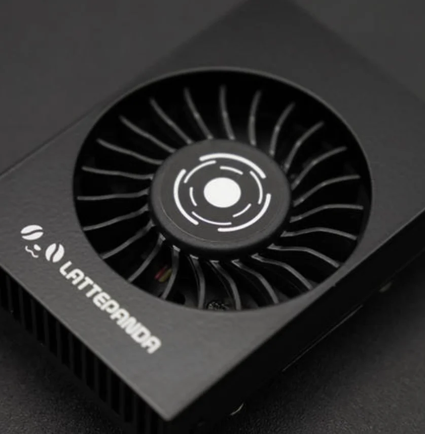 LattePanda Mu x86용 능동 냉각 히트싱크, 상변화 물질이 포함된 알루미늄 합금, 4000RPM 팬