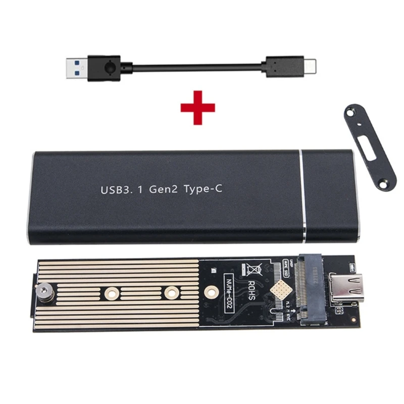 고성능 M.2 USB3.1 Type-C gen2 SSD 인클로저가 B+M 키 지원