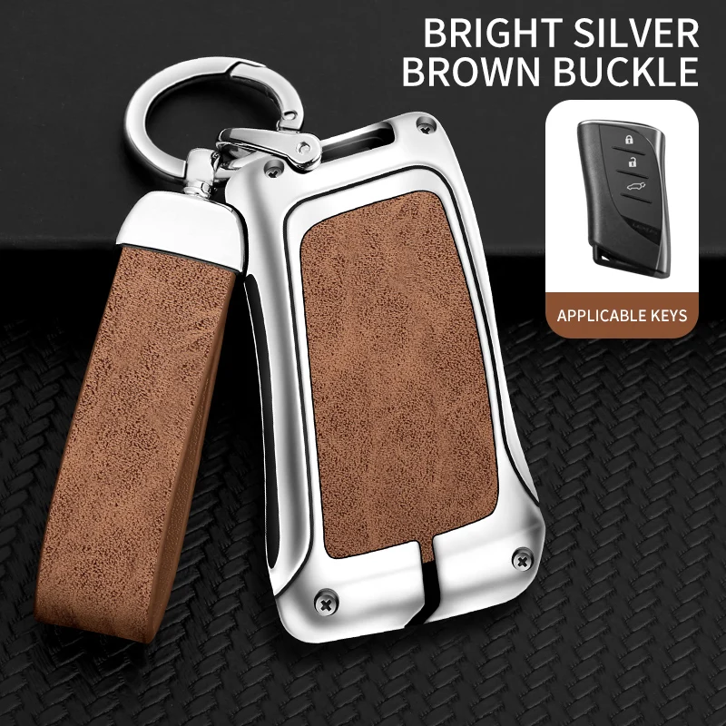 Zinc Alloy Leather TPU New Car Smart Remote Key Bag For Lexus ES LX GX IS  RX NX UX US RC 200 250H 350H LS 450H 260H 300H UX200