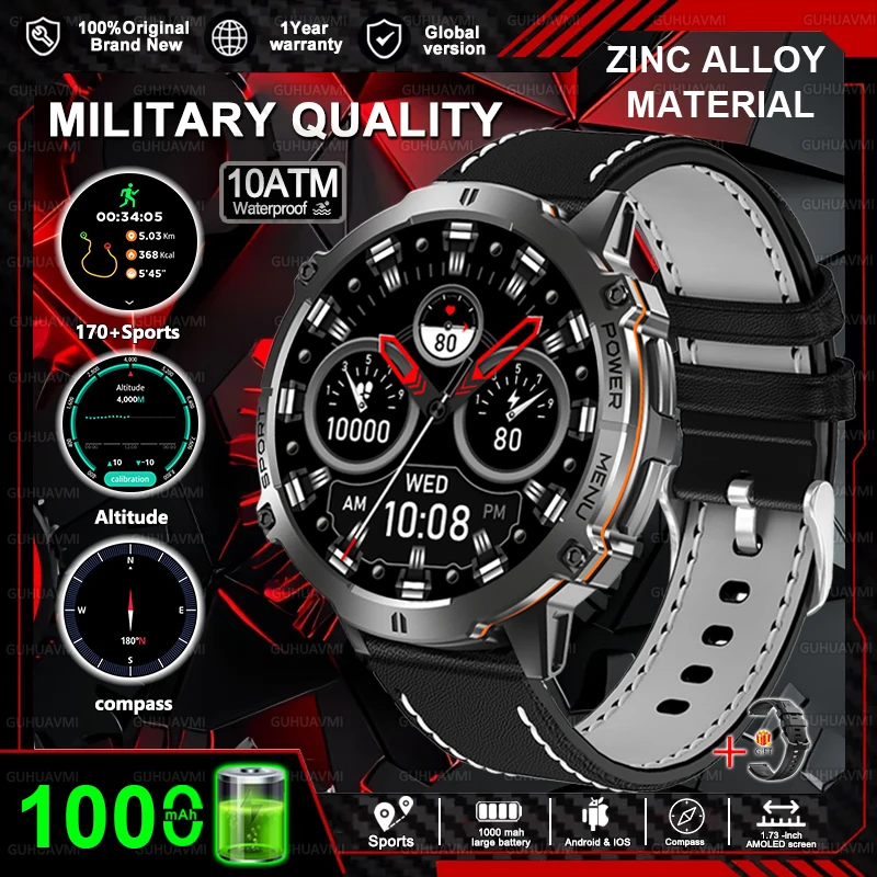 2025 HOT New T-REX3 SmartWatch 1000mAh Large Batte...