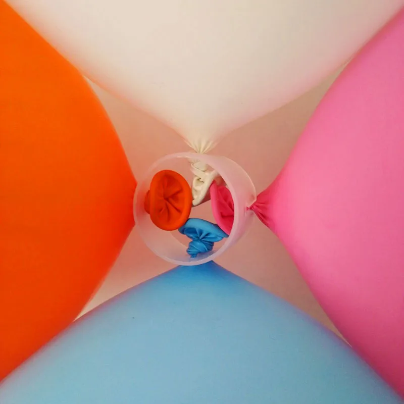 Balloon Rings Buckle Plastic Clips Bracket Balloons Snap Ring Ballon For Arch Balloon Birthday Wedding Party Decoration 50pcs