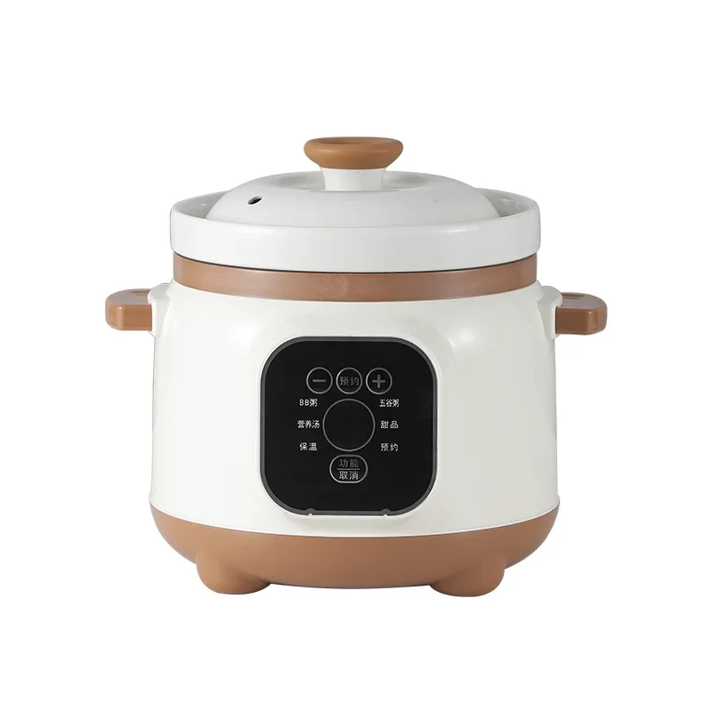 

Multi Functional Electric Stew Pot Domestic Purple Clay Soup Casserole Supplementary Food Ceramic Bird's Nest Stew Cup